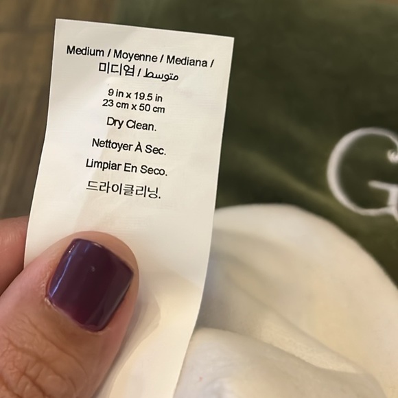 Pottery Barn Red & Green Christmas Holiday Stocking, Grandpa, size medium - Picture 8 of 9